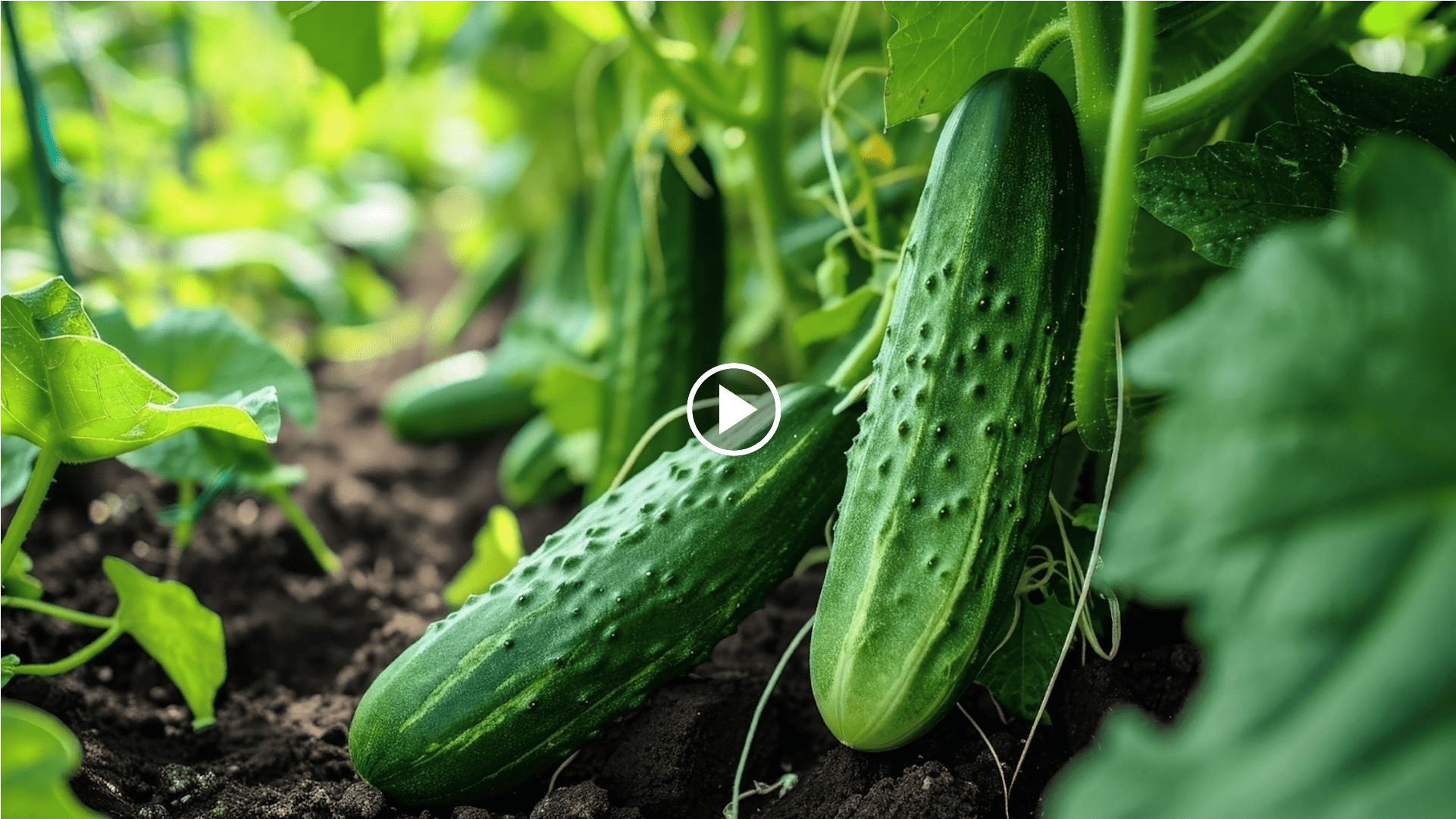 how to grow cucumber in the garden with a crop circle